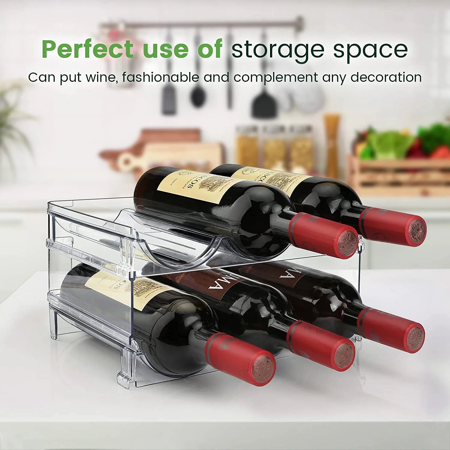Say Goodbye to Clutter! π Check Out Our 2-Pack Stackable Water Bottle Organizer for Your Cabinet! Perfect for Keeping Your Hydration Essentials Neat and Tidy! π§π₯€ #Homeorganization #Waterbottlestorage
